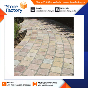 Best Quality Mint Cobble Outdoor Natural Stone Durable Honed Surface Finish Latest Collection with Discounted Price - Product Image 4