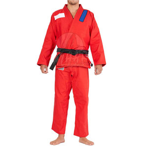 ชุด bjj gi สีทึบพร้อมโลโก้ตามสั่งศิลปะการต่อสู้ชุด bjj gi ชุดแห้งเร็ว - Product Image 1