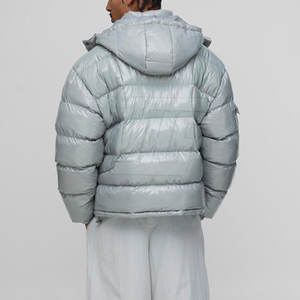 Veste à bulles pour homme, veste d'hiver rembourrée douce pour un usage quotidien en hiver et en extérieur - Product Image 6