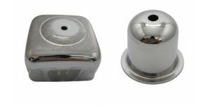 Capuchons de valve empilables en acier robuste, conception personnalisée, pour pieds de caisse carrée, en tôle de qualité supérieure - Product Image 2