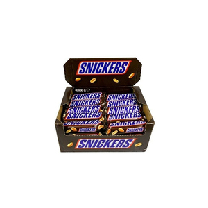Barra de chocolate con avellanas Snickerss, receta europea, 37g, en cajas de exhibición de 24 unidades para mercados mayoristas internacionales. - Product Image 2