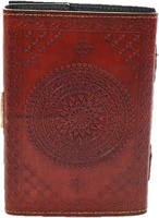 Carnet de voyage vintage en cuir celtique véritable, relié, avec fil cousu, en pierre de lapis-lazuli, 100 feuilles de coton, idéal comme cadeau
