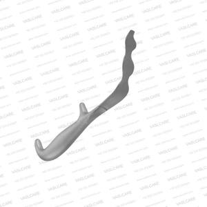Retractor bucal pterigoideo con punta de accesorio Fibrelight ancho 25mm, longitud total 230mm instrumento quirúrgico de plástico byVaslcare - Product Image 3