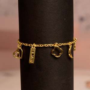 Pulsera de Moda de Plata de Ley 925 con Dijes My Way en Oro - Product Image 1