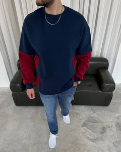 เสื้อสเวตเตอร์คอตตอนวินเทจใส่ได้ทั้งชายและหญิงเสื้อสเวตเตอร์คอตตอนลายปักแบบกำหนดเอง - Product Image 2