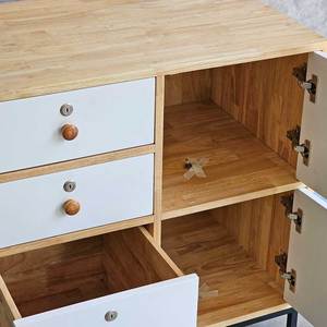 Rubberwood Minimalist <b>Filing</b> Cabinet Lockable 80x50x80cm Office/Workshop/Warehouse/Gym <b>Storage</b> - Product Image 6
