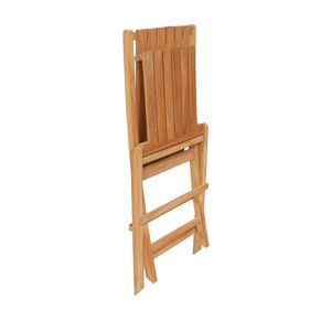 Silla plegable de madera de teca hecha en Indonesia - Product Image 5
