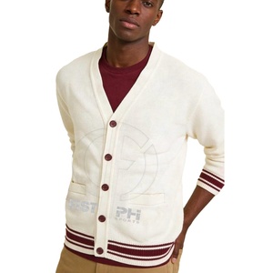 Make Your Custom luxury Quality for Sorority/Fraternity/Schools/Colleges/Universities Logo Knitted <b>Cardigan</b> <b>Sweaters</b> for Unisex - Product Image 1