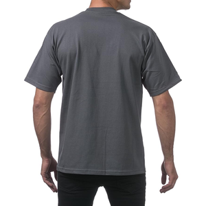 Camiseta extragrande personalizada de alta calidad para hombre, pantalones cortos de verano con estampado liso de tendencia, ropa de moda de talla grande con logotipo - Product Image 2