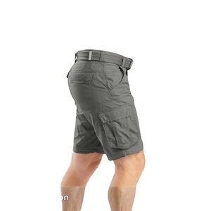 Shorts de plage et de sport d'été en coton non tissé, taille mi-haute, respirants, décontractés, coupe ample, avec cordon de serrage - Product Image 3