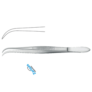 Pince à éclats lisses en acier inoxydable de haute qualité, fabricant d'instruments chirurgicaux incurvés de 12.5cm / 5" - Product Image 4