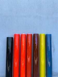 Rouleau de film PVC transparent coloré |   Feuille de vinyle plastique translucide haute brillance pour sacs | Rouleau de PVC transparent teinté doublement poli - Product Image 6