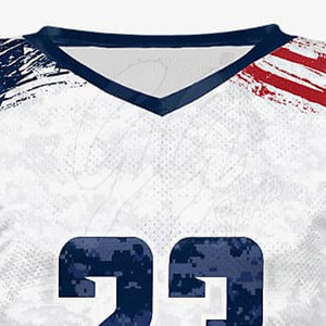 Ropa deportiva de equipo Camiseta de fútbol americano de secado rápido Camiseta de fútbol americano hecha en Pakistán - Product Image 5