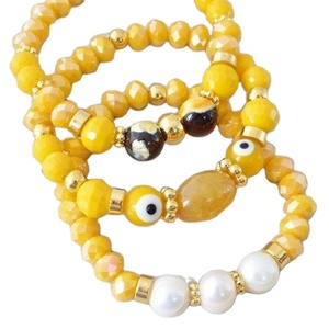 09 perles de verre colorées meilleurs accessoires faits à la main pour les bracelets et colliers de manchette de mode pour femmes bijoux artisanaux - Product Image 1