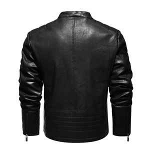 Vestes de moto personnalisées OEM pour hommes Vêtements d'extérieur de motard en cuir véritable conçus pour la conduite et le confort - Product Image 3