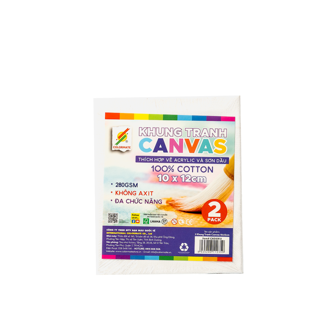 Colormate высокого качества 10x12 растянутый холст оптом пустой холст художника для живописи