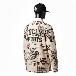 Maillot de rugby pour homme de haute qualité, 260 GSM, coton doux, tricot de polyester, panneau graphique, impression par sublimation personnalisée, logo, vêtements décontractés - Product Image 5