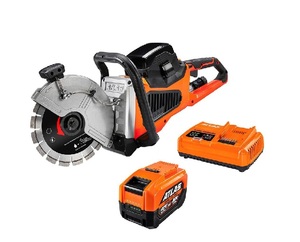 Sierra de corte a gas inalámbrica TS80016 de 16 pulgadas, nueva, con mango de plástico, garantía de 3 años, kit completo incluido con soporte OEM - Product Image 1