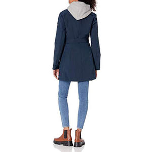Fashionable Blue Hooded Jacket <b>Waterproof</b> Hiking & Camping <b>Coat</b> - Product Image 2