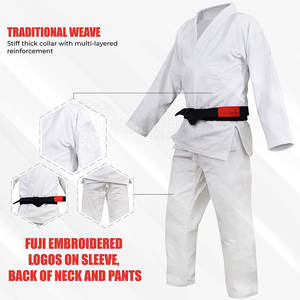 Uniforme de judo avec logo personnalisé de haute qualité Meilleur design Équipement d'arts martiaux fabriqué au Pakistan à un prix - Product Image 4