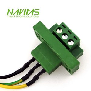 Пользовательские гнездовой MC101-50803 5,08 мм 3,81 мм 2Pin 3Pin клеммный блок Кабельная сборка - Product Image 6