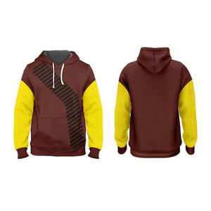 เสื้อฮู้ดแบบสวมหัวมีฮู้ดสีแบบระเหิด100% โพลีเอสเตอร์หลากสีสำหรับชุดกีฬา - Product Image 5