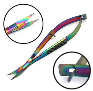 Tijeras Profesionales para el Cabello de Múltiples Colores con Hoja Afilada, Logotipo Personalizado, Hechas de Acero Inoxidable, Instrumentos de Belleza y Cuidado Personal - Product Image 2