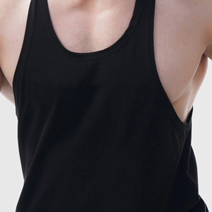 Respirant col rond à manches courtes hommes Slim Fit T-shirts séchage rapide Muscle Fit plaine Gym 95% coton 5% élasthanne t-shirts - Product Image 6