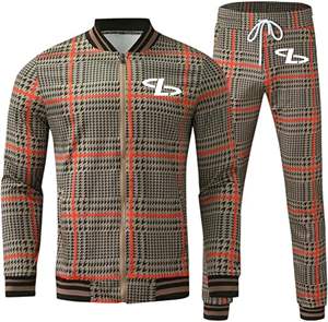 Chaqueta con Logotipo Personalizado, Conjuntos para Hombre, Trajes Deportivos Lisos para Hombre, Chaqueta Cortavientos, Conjunto Deportivo de Nailon para Hombre - Product Image 1