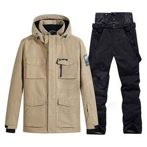 Combinaisons de ski de haute qualité, design personnalisé haut de gamme, imperméables et respirantes, pour hommes. - Product Image 1