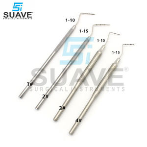 SUAVE SURGICAL INSTRUMENTS Sondes dentaires manuelles avec détartreur Équipement d'endodontie en acier inoxydable avec logo personnalisé - Product Image 2