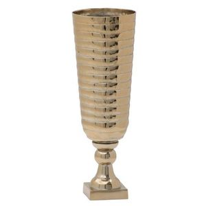 Jarrón de Metal Dorado para Mesa, Jarrón de Trompeta para Flores de Boda, Centro de Mesa para Decoración de Eventos de Boda - Product Image 6