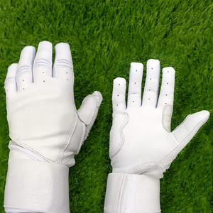 Gants de frappeur de baseball réglables pour hommes prix d'usine personnalisé populaire en cuir pour adultes - Product Image 1