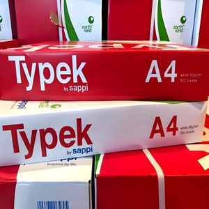 100% Virgin <b>White</b> Wood Pulp Typek <b>White</b> <b>A4</b> Legal Size Letter Size 80gsm Copy Paper 500sheets Per Ream - Product Image 1