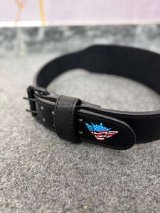 เข็มขัดยกน้ำหนักหนังวัวปรับแต่งได้ Nightmare หนา 7 มม. กันลื่น ทนทาน ระดับมืออาชีพ ป้องกันอย่างดี หัวเข็มขัดแข็งแรง รูปทรงตามสั่ง - Product Image 2