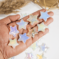 Pointes d'arrows plates en quartz Aura de qualité supérieure, best-seller, mini, en cristal naturel de guérison pour la décoration