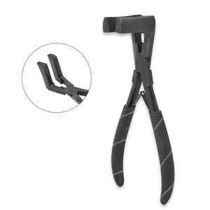 เครื่องมือกดผมแบบเทปในมืออาชีพอุปกรณ์ต่อผมสีดำสแตนเลสสตีล - Product Image 3