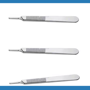 Scalpel Handle Solid No. 3 <b>Surgical</b> <b>Instruments</b> Scalpel Handle with Stainless Steel 125 mm - Product Image 3