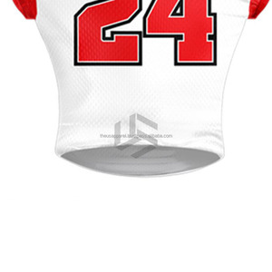 Nouveaux maillots de football américain SMITHY SPORTS fabriqués sur mesure en usine, en maille, imprimés par transfert thermique, 100 % polyester extensible - Product Image 4