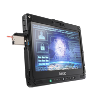 Tablette industrielle Getac K120 12,5 pouces, processeur Intel Core i7, résolution FHD, Wi-Fi 4G, étanche, résistante aux chutes de 6 pieds, Windows 10