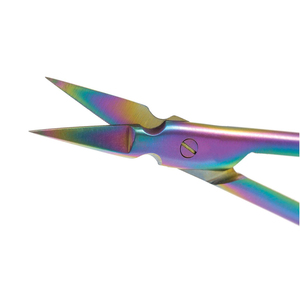 Rainbow Color Coated 4" Purpose Scissors Sharp Blade Joint Fly Tying Scissors Premium Quality Fly <b>Fishing</b> Scissors - Product Image 5