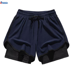 Customized Men Short Double <b>Layer</b> With Pocket Comfortable Gym Short Running Training Short Yoga Fitness Short Workout Breathable - Product Image 5