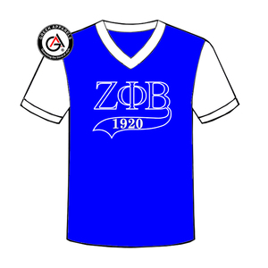 Zeta phi Beta soror เสื้อผ้าสตรีเสื้อแขนสั้นแฟชั่นสำหรับทุกเพศเสื้อคอวีสำหรับผู้หญิง - Product Image 4