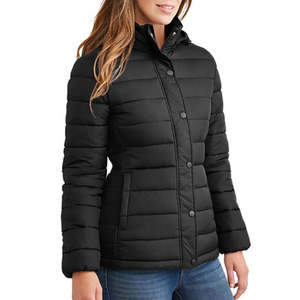 Chaquetas Unisex para Mujer, Chaquetas Personalizadas Acolchadas de Poliéster, Cálidas, Ligeras, Casuales, de Moda para Exteriores - Product Image 1