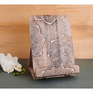 Custom Logo Cheap Handmade Wooden Smartphone Stand Cell Phone <b>Holder</b> - Product Image 3