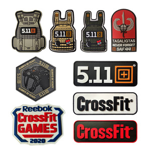 Patch PVC 3D 511 pour gilet tactique, brassard, sac à dos CrossFit, plusieurs styles, imperméable, pour fixation Velcro - Product Image 1