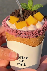 Conos de Barquillo Coloridos de Fondo Plano, Comestibles y Crujientes, en Múltiples <span class=keywords><strong>Sabores</strong></span> para Cafeterías, Postres y Delicias Creativas - Product Image 4