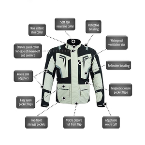 เสื้อแข่งมอเตอร์ไซค์และรถยนต์เสื้อแจ็กเก็ตมอเตอร์ไบค์แบบสั่งทำเสื้อแจ็กเก็ตมอเตอร์ไซค์สำหรับการแข่งรถโมโตและยานยนต์ - Product Image 3