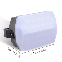Lampe de travail portable à LED rechargeable de type C à haute luminosité 4000 mAh avec crochet magnétique pour l'extérieur