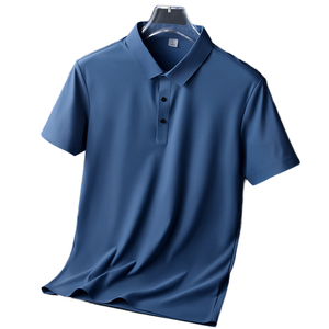 Polo de Golf de Alta Calidad 100% Algodón para Hombre, Polo en Blanco Bordado, Camisas de Poliéster para Hombre, Cantidad Personalizada, Cuello Alto OEM Anti - Product Image 3